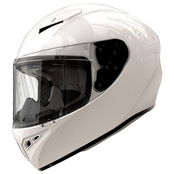 Κράνος Shiro SH-870 Monocolor λευκό